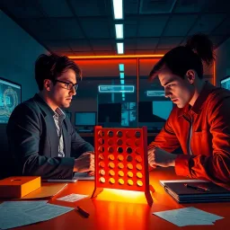 Connect 4: Conspiracy Grid - Text-based game