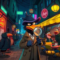 Murder Most Fowl - Text-based game