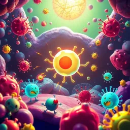 Cell Clash: The Fight Within - Text-based game
