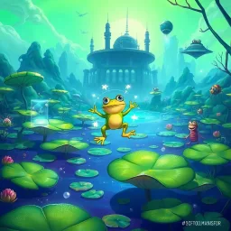 Frog's Leap of Fate - Text-based game