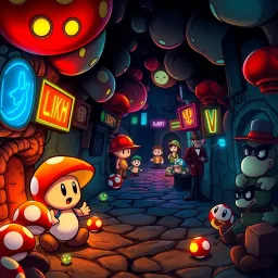 Mushroom Mayhem: The Underbelly of the Kingdom - Text-based game