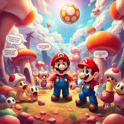 Mario 777: The Misfit Dimension - Text-based game