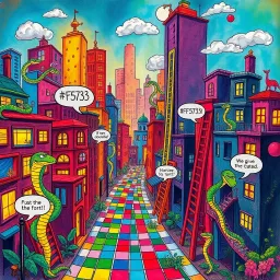 Slithering Highs & Lows - Text-based game