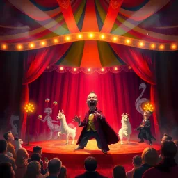 Magical Mayhem: The Great Illusion Circus - Text-based game