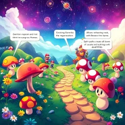 Mushroom Mayhem: A Fungal Dilemma - Text-based game
