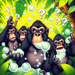 Gorilla Soap Suds Showdown - Text-based game