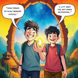 Siblings in Time - Text-based game