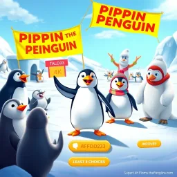 Penguin Quest: Waddle to Fame - Text-based game
