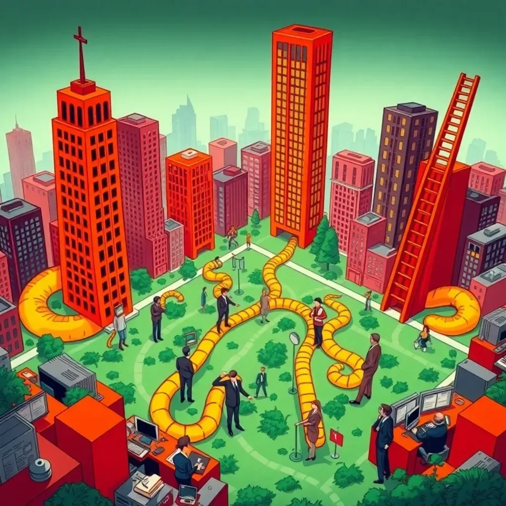 Snakes & Ladders: Corporate Climb