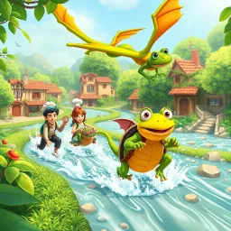 Pastaadragon: The Great Race - Text-based game