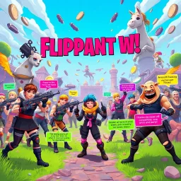 Fortnite Chronicles: The Flippant War - Text-based game