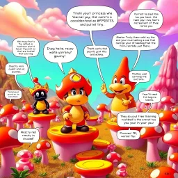 Mushroom Clash: Social Justice Warriors - Text-based game