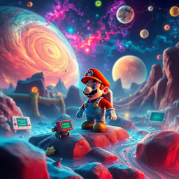 Mario: Interstellar Plumber - Text-based game