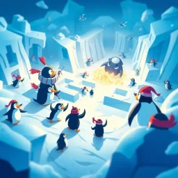 Penguin Pac Wars - Text-based game