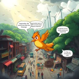 Flappy Resistance: The Winged Uprising - Text-based game