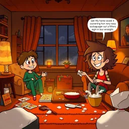 Home Alone: The Sibling Sabotage - Text-based game