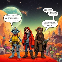 Galactic Misfit: Tales of the Unwanted - Text-based game