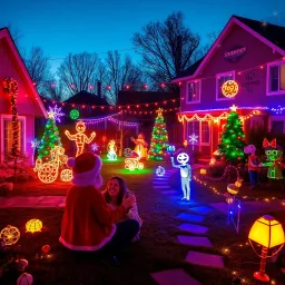 Light the Night: The Great Holiday Showdown - Text-based game