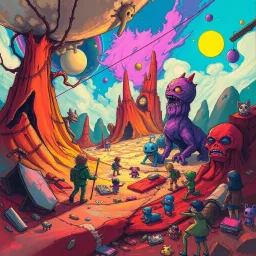 Doodle Dystopia - Text-based game