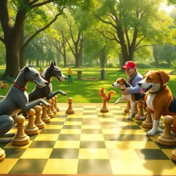 Paw and Order: Canine Chess - Text-based game