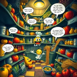 Pacman's Grievous Gourmet - Text-based game