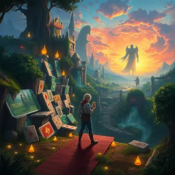 Solitaire: Forgotten Realms - Text-based game