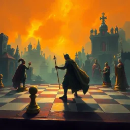 Chessboard Chronicles - Text-based game