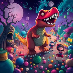 Dino Diet: The Snack Attack - Text-based game