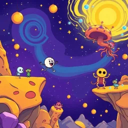 Doodle Jump: Cosmic Catastrophe - Text-based game