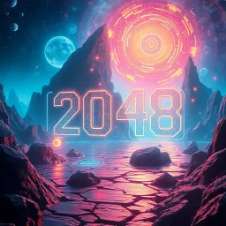 2048: Quantum Slide - Text-based game