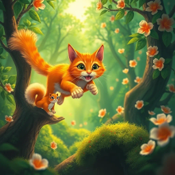 Paws & Branches: The Great Catventure - Text-based game