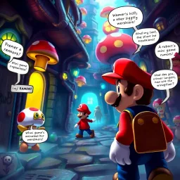 Mushroom Mayhem: The Shadow Conspiracy - Text-based game