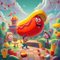 Hotdog Havoc - Text-based game
