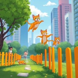 Feline Fences: The Great Leap - Text-based game