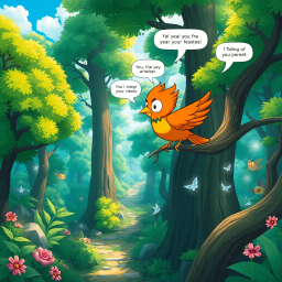 Tree Hopper: Avian Escapade - Text-based game