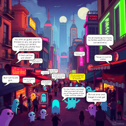 PacMystery: Ghostly Negotiations - Text-based game