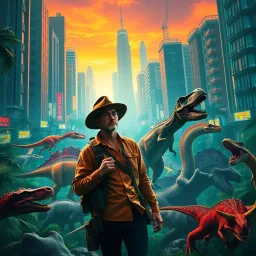 Jurassic Runaway - Text-based game