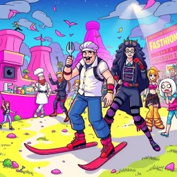 Fortnight Antics - Text-based game