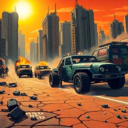 Road Warriors: Anarchy on Four Wheels - Text-based game