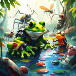 Frog of War - Text-based game