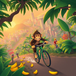 Banana Biker Brigade - Text-based game