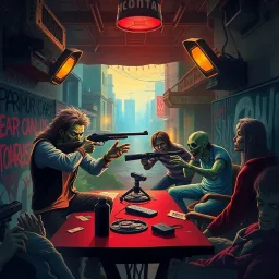 Zombie-Joe Showdown - Text-based game