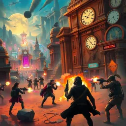 Chrono Bandits - Text-based game