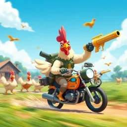 Fowl Play: The Chicken Showdown - Text-based game