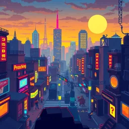 Pixel Heist: Retro Remix - Text-based game