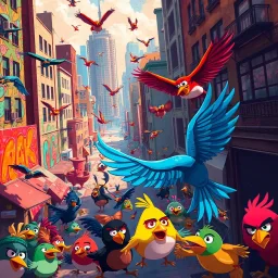 Fowl Play: The Bird Brawl - Text-based game
