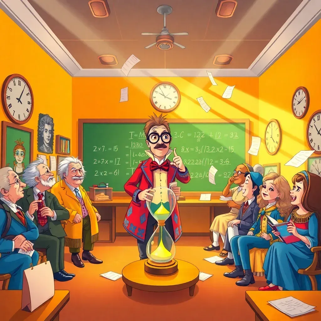 Quantum Classroom: A Temporal Odyssey