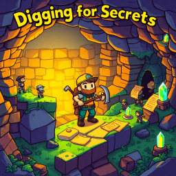 Digging for Secrets - Text-based game