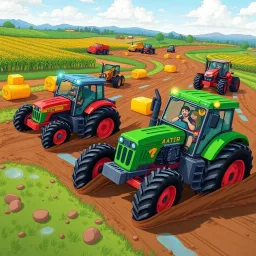 Tractor Showdown: Turf Wars - Text-based game