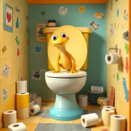 Nick the Toilet Gecko - Text-based game